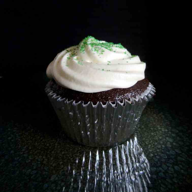 Baileys Irish cream chocolate cupcakes