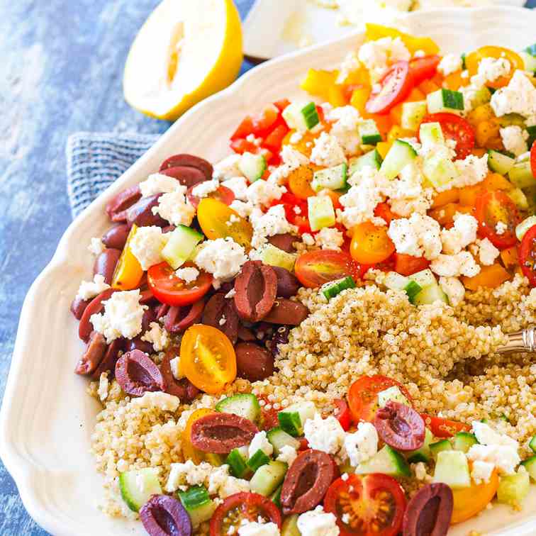 Greek Quinoa Salad 