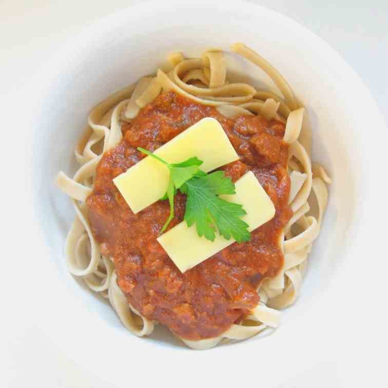 Simple Vegan Bolognese Sauce