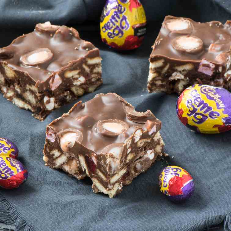 Creme Egg Rocky Road