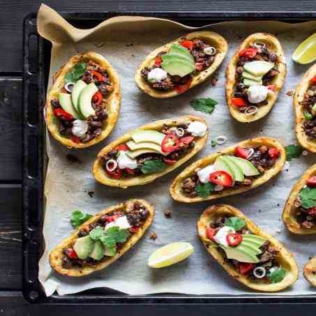 Mexican potato skins