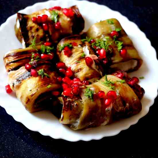 Vegetarian Armenian eggplant salad