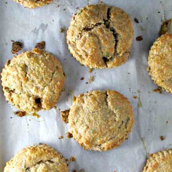 Whole Wheat Pepper Jack Chive Biscuits