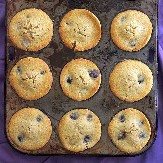 Grape, Orange and Olive Oil Friands