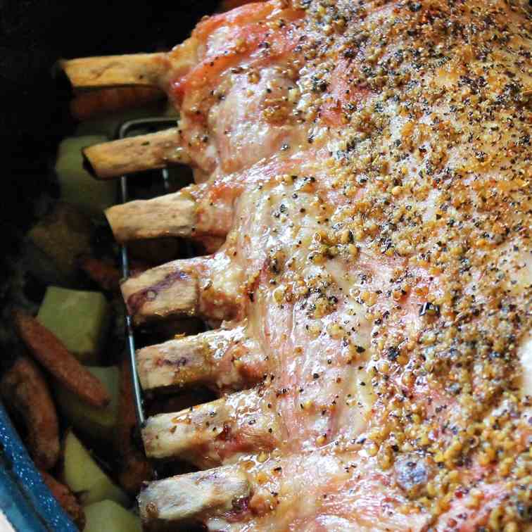 Oven-Roasted Rack of Pork