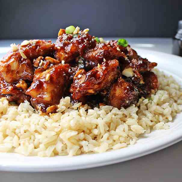 Spicy Mandarin Cashew Chicken