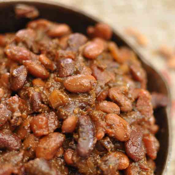 Slow-Simmered BBQ "Cowboy" Beans