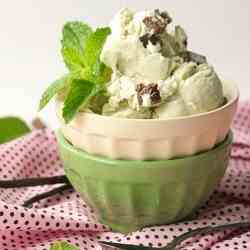 vanilla mint chocolate chunk ice cream