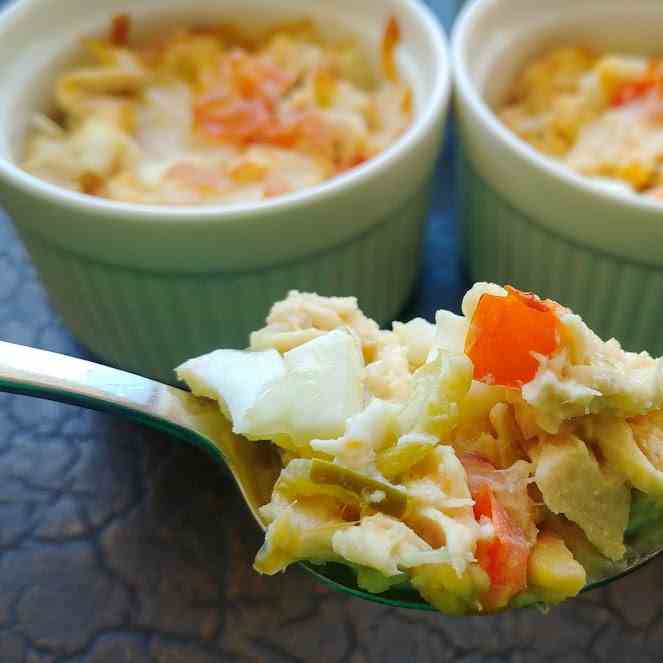 Baked Cheesy Tuna and Egg Salad