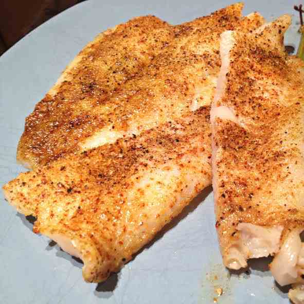 Blackened Sole Fish