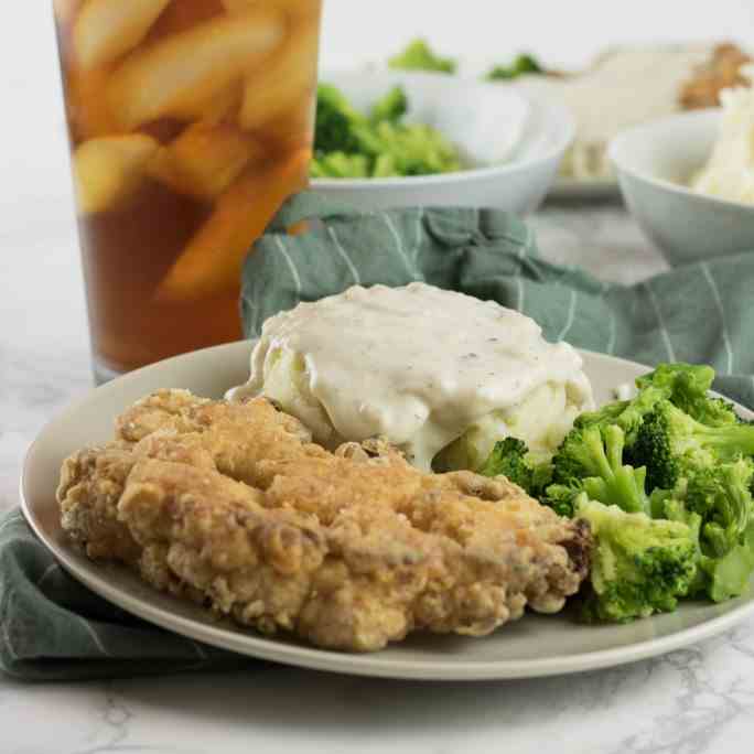 Chicken Fried Cauliflower Steak