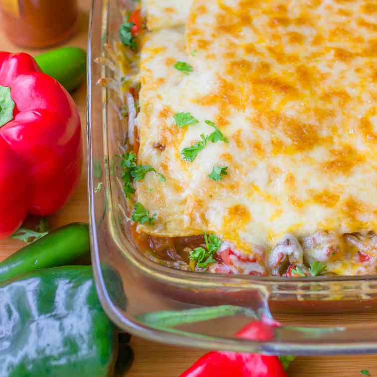 Chile Enchilada Casserole