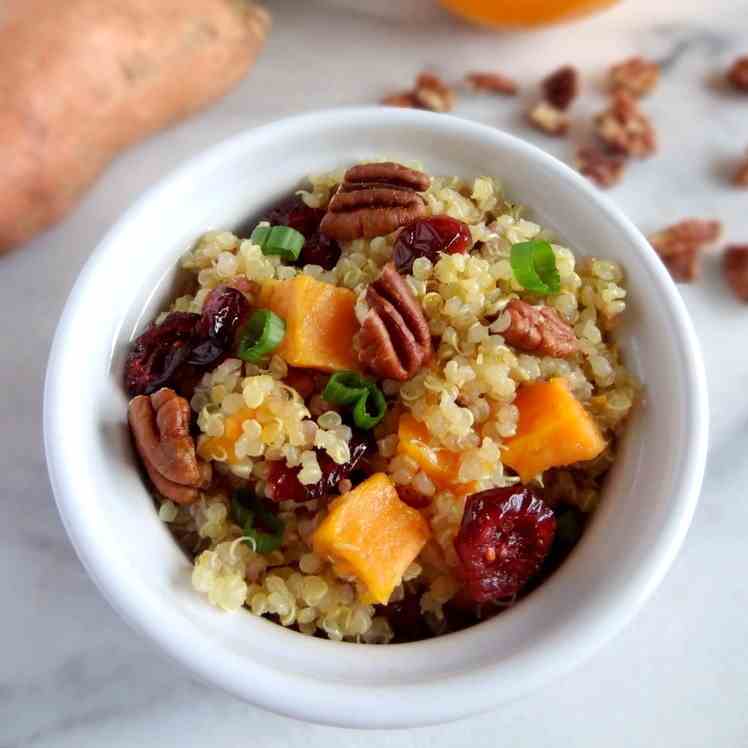 cranberry sweet potato quinoa