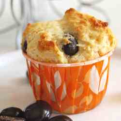 Chocolate Cranberries and Orange Muffins