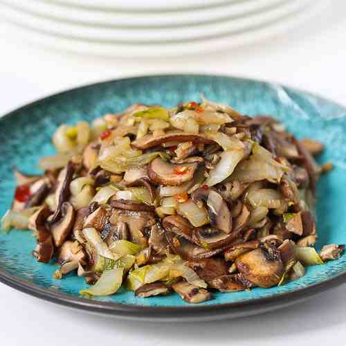 Endive & Shiitake Mushroom Stir-Fry