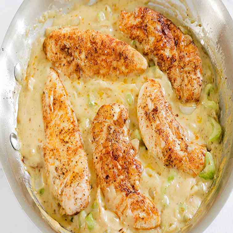 Pan-Fried Chicken Breast Tenderloin 