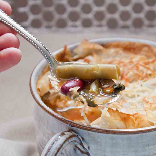 Minestrone Pot Pie