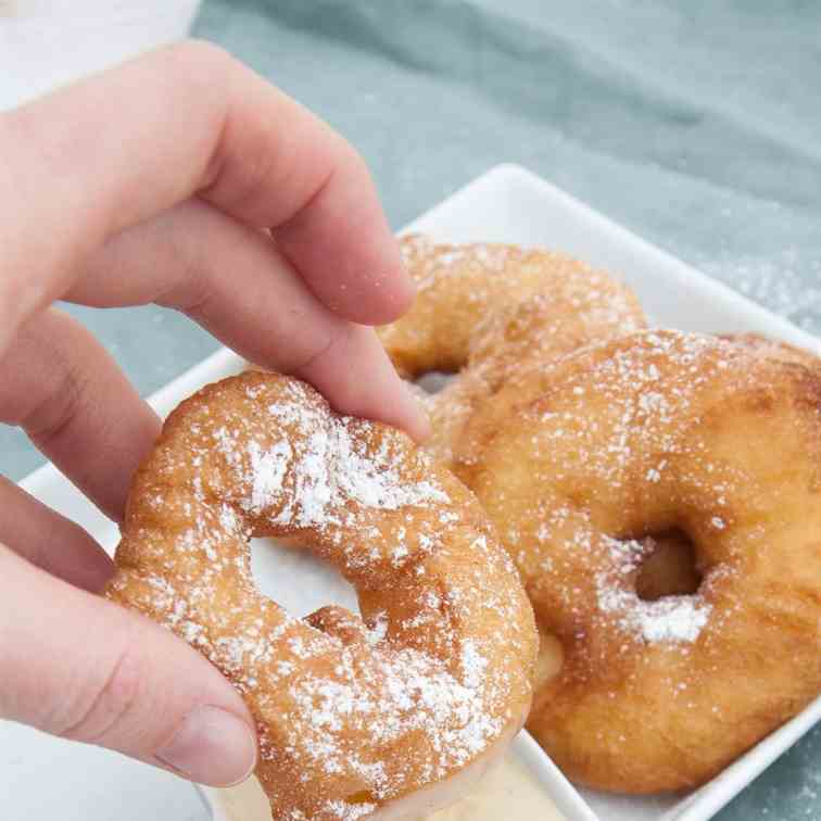 Vegan Apple Fritter Rings