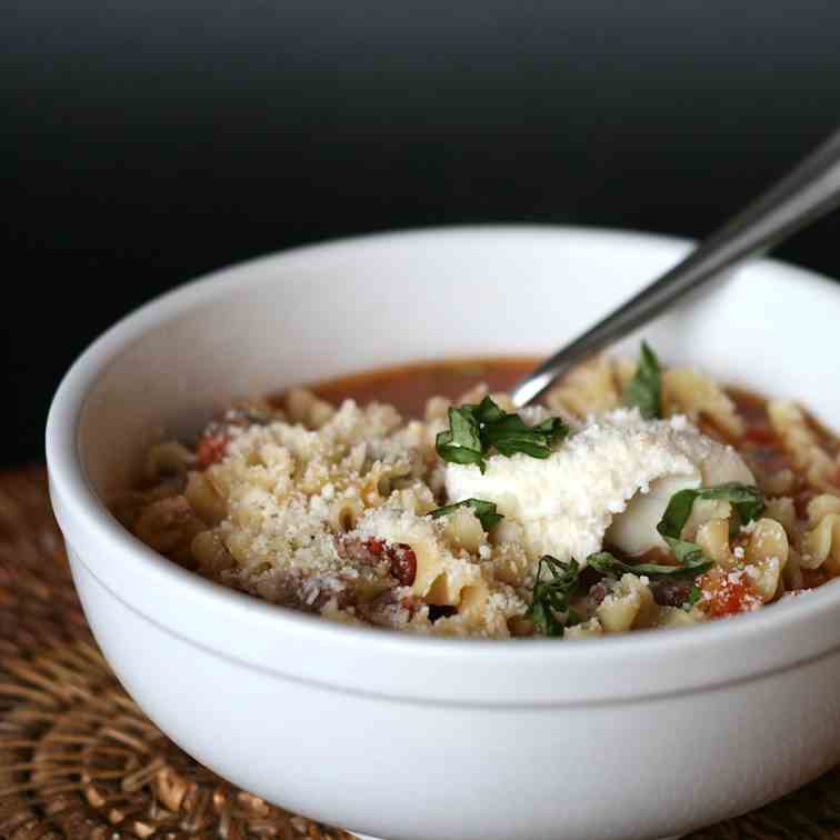 Lasagna Soup