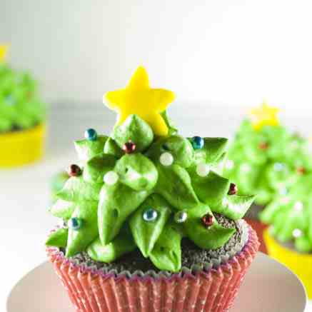 Christmas Tree Cupcakes