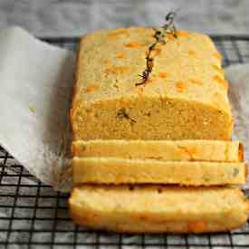 Cheddar and Thyme Cornbread Loaf