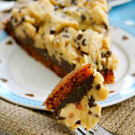 Chocolate Chip Cookie Dough Pizza