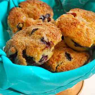 Orange-Scented Blueberry Muffins