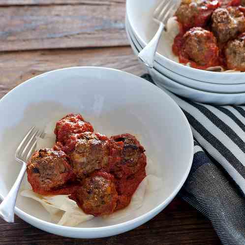 simple baked meatballs