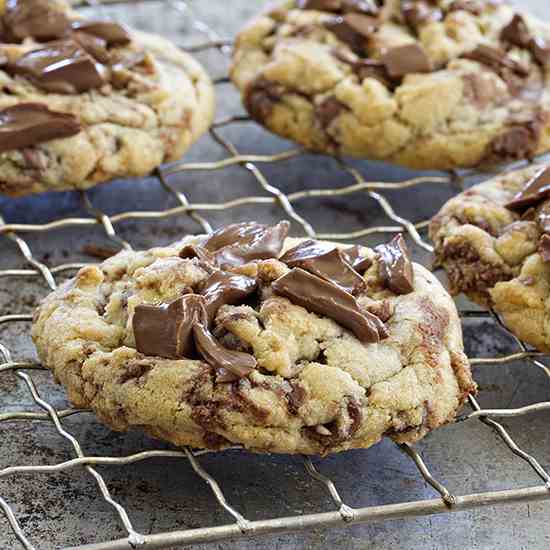 Marbled Chocolate Hazelnut Cookies