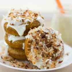 Baked Carrot Cake Doughnuts