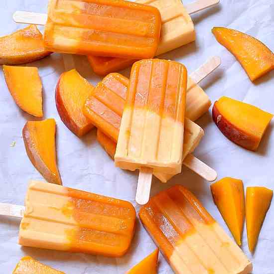 Mango Cream Popsicle