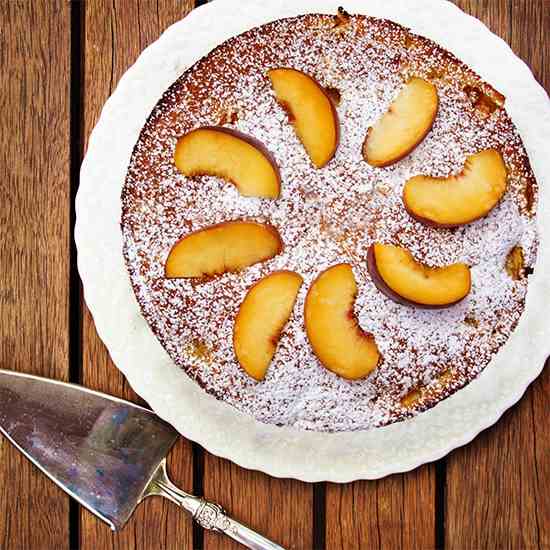 Summertime Peach Cake