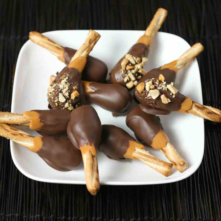 Chocolate Caramel Turkey Legs 