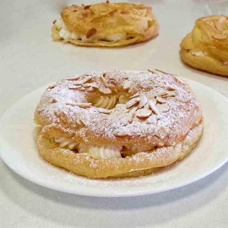 Paris Brest with Vanilla Cream