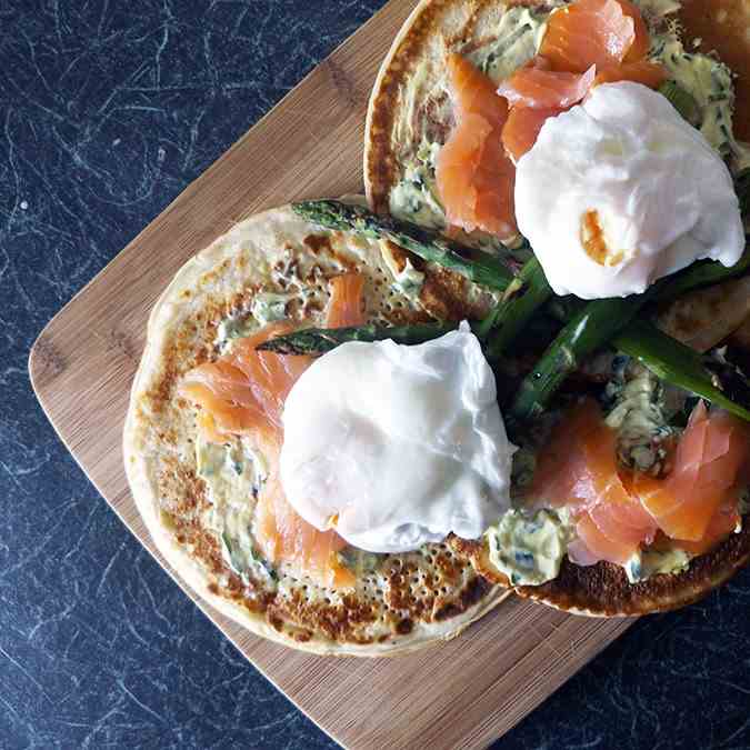 Smoked Salmon Pancakes