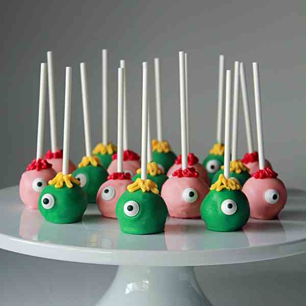 Halloween monster cakepops