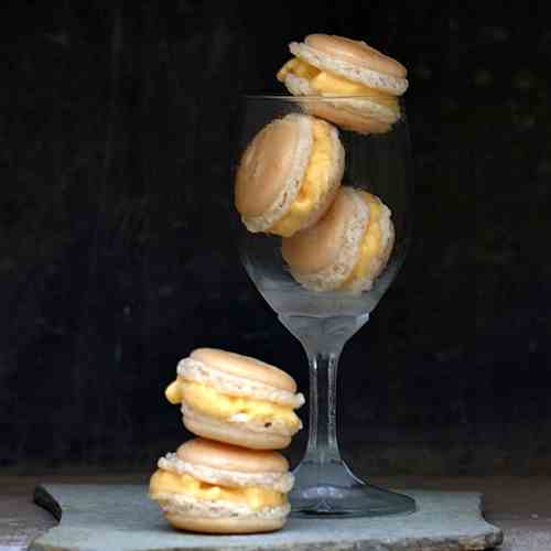 Macaron à la Peaches et Crème