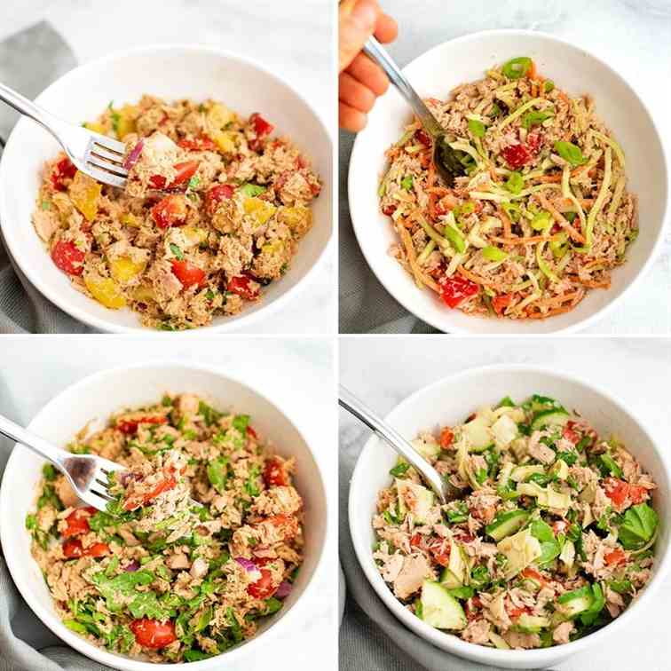 Healthy Tuna Salad Recipe 4 Ways