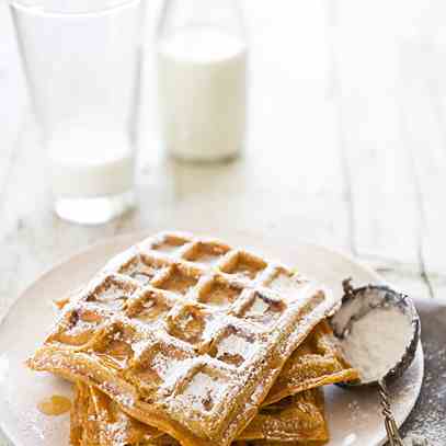 Pumpkin waffle