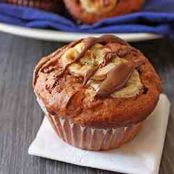 Banana Nutella Muffins