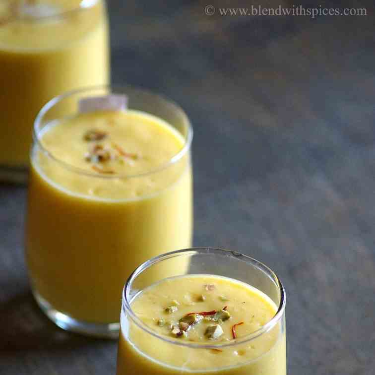 Mango Kesar Lassi Recipe