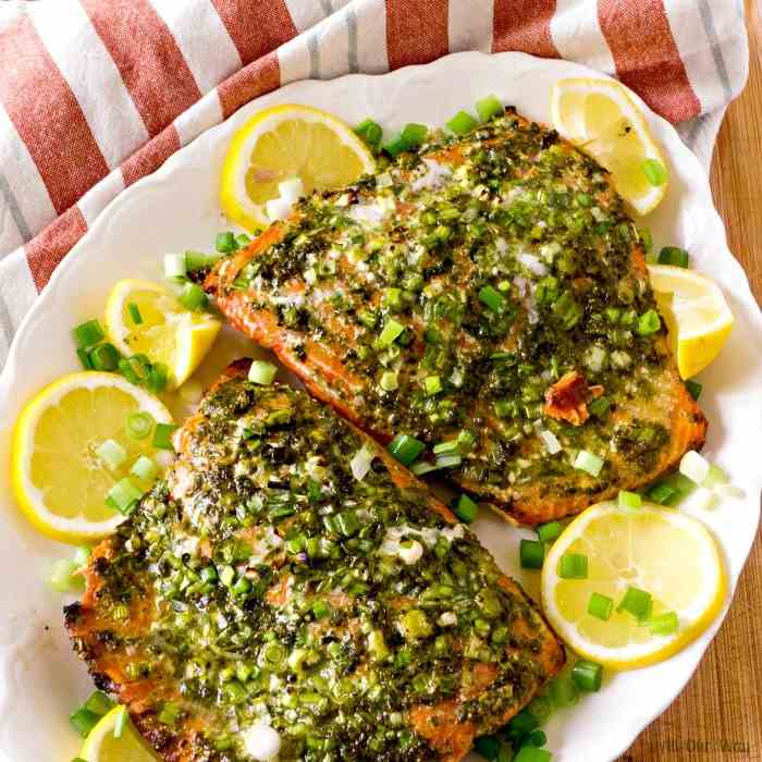 Grilled Italian Pesto Salmon 30 minutes 