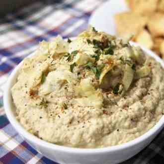 Lemon-Artichoke Hummus