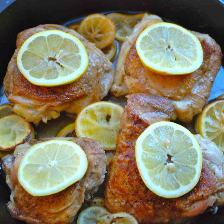 Perfect Lemon Roasted Chicken Thighs