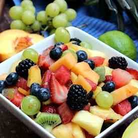 Honey Lime Fruit Salad