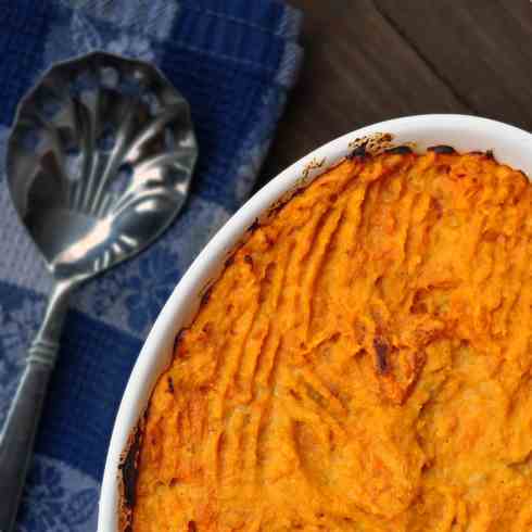 Sweet potato shepherd's pie