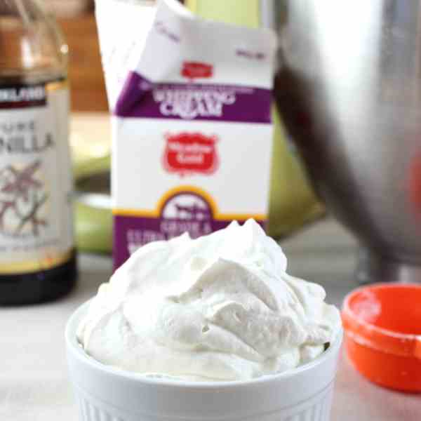 Homemade Whipped Cram