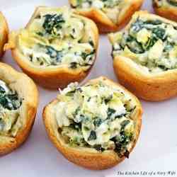 Spinach Artichoke Bites