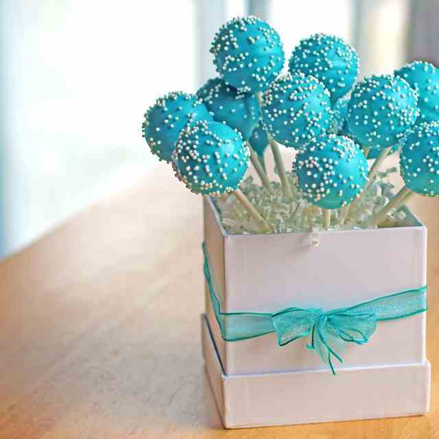 Blue Cake Pops