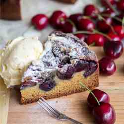 Cherry & Almond Cake